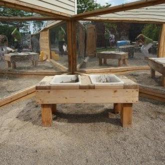 Two Bin Sensory Table